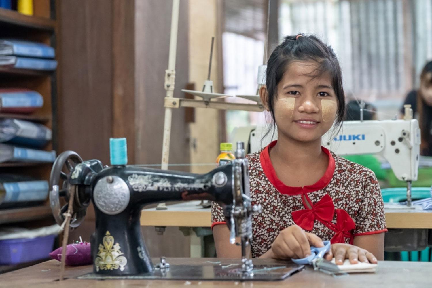 Child Labour in Myanmar: Two Girls get a New Start and Skills through Remediation