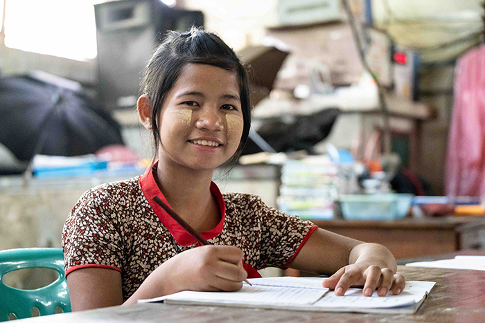 'Children's Voices' Short Film: An Underage Worker in Myanmar Whose Remediation Programme Gave her New Skills