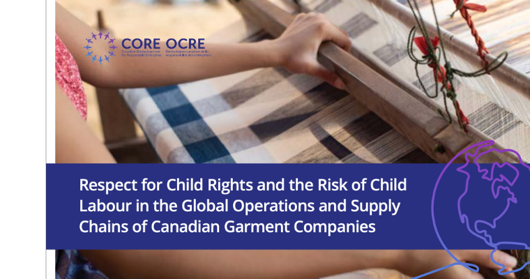 Providing Technical Expertise to CORE’s HRDD and Child Rights Study